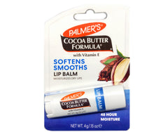 Palmer's lip balm packaging, compact 3-count for on-the-go lip care.
