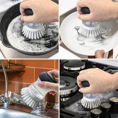 Pamrack reduces splash and soap use during dishwashing, keeping counters dry