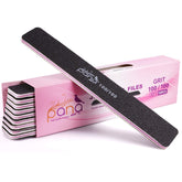 Lima emery doble cara PANA negro, grano 100/100, para dar forma a uñas.