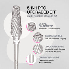 PANA tungsten carbide drill bit closeup delivers sharp precision
