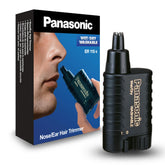 Panasonic ER115 nose and ear trimmer close-up showing cordless convenience for quick grooming
