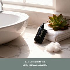 Panasonic ER115 washable head close-up highlighting easy cleaning after grooming