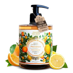 Panier des Sens Provence hand soap bottle pump for daily moisturizing cleanse.