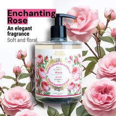 Panier des Sens Rose hand soap bottle foaming action ideal for everyday hand washing