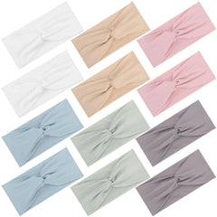Panleding 12pc stretchy headbands set for versatile styling and comfortable fit