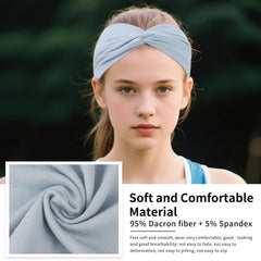 Panleding headbands for women during yoga with sweat-absorbent design