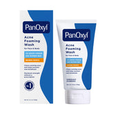 PanOxyl front tube showing 10% benzoyl peroxide and clear benefit