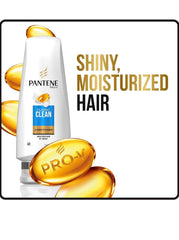 Pantene Classic Clean product shot showing shiny healthy-looking strands