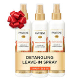 Pantene Conditioning Detangler Spray bottle close-up for easy detangling and shine.