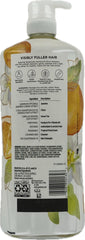Pantene Essential Botanicals Jasmine & Citrus Shampoo lather shows gentle cleanse for fuller hair.