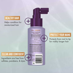 Closeup of the creamy texture of Pantene Gold Series scalp treatment