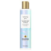 Pantene Hydrating Glow bottle highlights Baobab essence for hydrating shine.