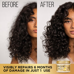 Pantene Miracle Rescue hair mask jar highlighting rich conditioning formula
