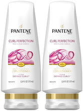 Pantene Pro-V Curl Perfection Moisturizing Conditioner bottle front shows hydration for curly hair