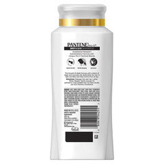 Pantene Pro-V Smooth & Sleek shampoo lather detail demonstrates gentle cleansing and detangling.