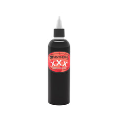 Panthera Tattoo Ink XXX Tribal Black bottle showcases deep velvety black for long-lasting fills.