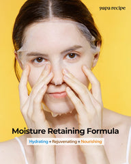Papa Recipe Bombee Honey Mask Pack individual sheet ready for quick, hydrating skincare sessions.