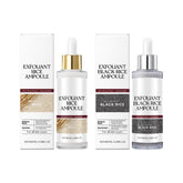 PAQIMAN black-white rice exfoliant pack shot shows the dual-pack for convenient hydration.
