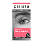 Parissa Eyebrow Wax Strips packaging ready-to-use for mess-free brow shaping