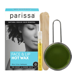 Parissa face lip hard wax application for precise facial hair removal.