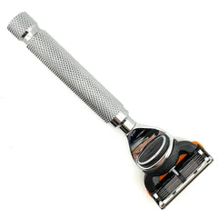 Parker Safety Razor fusion-blade-compatibility image highlighting blade versatility.