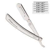 Parker SRX all stainless steel body for durable, precise shaving at home or in the shop.