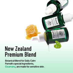 Parnell Cicamanu 92 Serum application demonstrates quick-absorbing hydration.