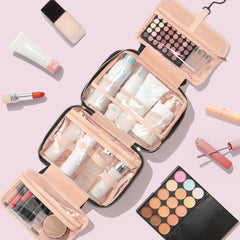 Partylamb large toiletry bag opening view showing spacious capacity