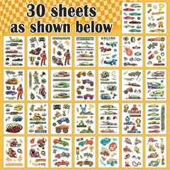 PARTYWIND car tattoo designs provide quick apply options for fun party games and rewards.