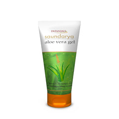Patanjali Aloe Vera Gel 150ml bottle front showing lightweight hydration for daily use.