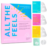 Patchology All the Feels Just Let It Glow moodmask on skin for dewy hydration