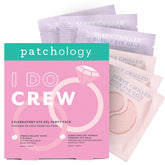 Patchology bridesmaid gift set box highlights chic packaging for bridal prep