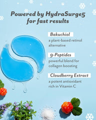 Patchology bakuchiol peptide under-eye patch highlighting firming and smoothing benefits.