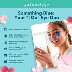 Patchology On Ice eye patches close-up highlighting cooling relief for tired eyes