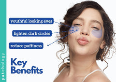 Patchology Restoring Eye Patches close-up texture for smoothing fine lines.