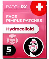 PatchRx full-face pimple patches kit shows five sets for everyday blemish care