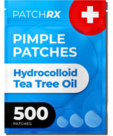 PatchRx pimple patches on face pack hero demonstrating discreet acne protection