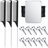 Patelai hair parting ring set for quick daily styling