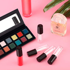 Patelai refillable lip gloss tubes—easy labeling and color matching on the fly.