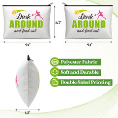 Paterr dink-ball zipper-detail closeup demonstrates easy-open closure for quick access.