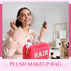 Paterr pink skin label bag stores skincare items neatly