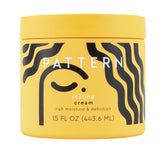 PATTERN Beauty Styling Cream jar closeup shows definition and moisture.