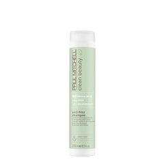 Paul Mitchell Clean Beauty Anti-Frizz Shampoo bottle with pump delivers easy dispensing and smooth strands