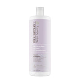 Paul Mitchell Clean Beauty Repair Shampoo bottle highlights strengthening formula for damaged hair