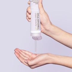 Paul Mitchell Repair Shampoo label highlights natural ingredients and clean beauty standards