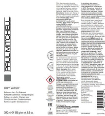 Paul Mitchell Dry Wash fresh scent application highlighting clean look