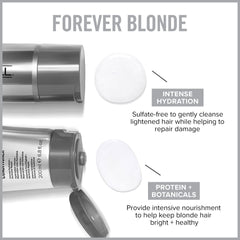 Paul Mitchell Forever Blonde Conditioner packaging close-up highlights color-safe formula