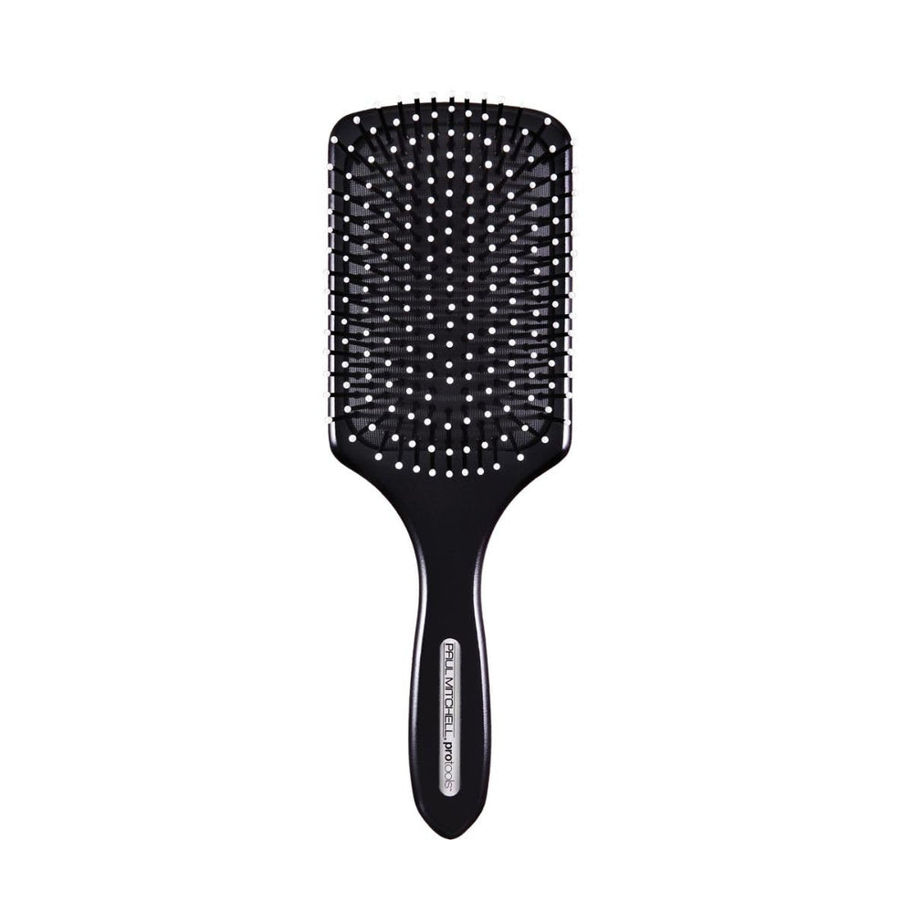 Paul Mitchell Pro Tools 427 Paddle Brush front view aids smooth blowouts for long hair