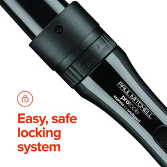 Close-up of Paul Mitchell Pro Tools Express Ion Unclipped wand showing wrap-and-release design
