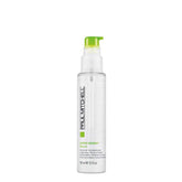 Paul Mitchell Super Skinny Serum bottle highlighting heat protection and smooth results